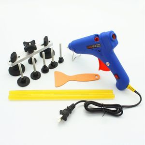 Verveloos Dent Repair Puller Remover Trekken Brug Uitdeuken Hand Tool Kit Met Lijm Sticks Melt Lijmpistool
