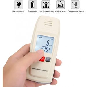 Draagbare Handheld Hoge Koolmonoxide Meter Co Gaslek Detector Alarm Koolmonoxide Alarm