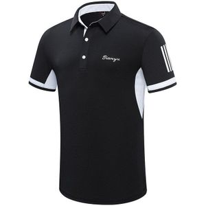 Heren Golf Shirt Korte Mouw Ademend Golf Tops Mannen Sportkleding Sport Golf Wear Turn Down Kraag T-shirt D0807