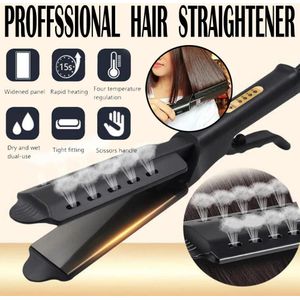 Professionele Stijltang Vier-Gear Temperatuur Aanpassing Snel Warm-Up Thermische Flat Iron Stijltang Voor Vrouwen Meisjes