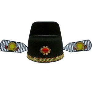 Kinderen oude Geleerde hoeden Lang Geleerde hoeden zwart gaas cap traditionele opera hoeden oude cap cosplay props grappige cap