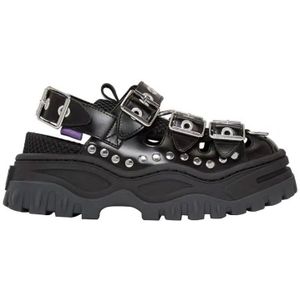 Zomer Vrouwen Sandalen Platform Schoenen Ins Sponge Cake Oude Klinknagels Baotou Trekking Flats E0-16