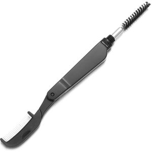 1Pc Dual-Head Opvouwbare Metalen Wimper Kam Wenkbrauw Borstel Stalen Naalden Lash Separator Lift Krul Wimper Extension Eye make-Up Tool