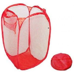 Opvouwbare Nylon Netto Waszak Pop Up Mesh Wassen Opvouwbare Wasmand Bag Bin Mand Opslag Корзина Для Белья