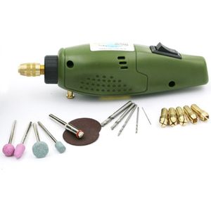 Elektrische Grinder Mini Boor Voor Dremel Slijpen Set 12V Dc Dremel Accessoires Tool Voor Frezen Polijsten Boren Snijden