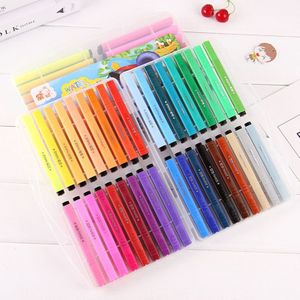 Wasbare Brush Pen Set Soft Tip Schilderen Kalligrafie Pen Belettering Schetsen Kleuring Kinderen Aquarel Tekening Marker Pen Set
