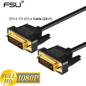 Fsu Hoge Snelheid Dvi Kabel 1M,1.8M,2M,3M Vergulde Plug Male-Male Dvi Naar Dvi Kable 1080P Voor Lcd Dvd Hdtv Xbox