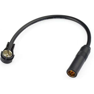 Auto Am Fm Dab Radio Antenne Antenne Coax 30Cm Adapter Lead Din 41585 Tot Iso Plug Voor Seat Skoda smart Vw Ford