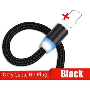 1M Magnetische Micro Usb Kabel Voor Iphone Samsung Android Mobiele Telefoon Snel Opladen Usb Type C Kabel Magneet Charger wire Cord