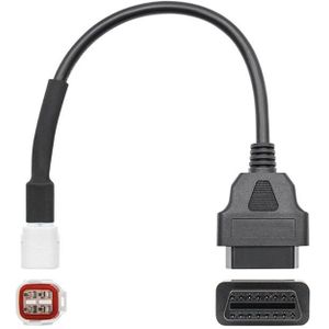 4 Pin Obd Connector Compatibel Met Yamaha-Motorfiets Diagnostische Extension Adapter Kabel Test Scanner Usb Interface
