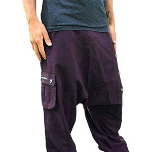 Mannen Groen Harembroek, Casual Bloeiers Aladdin Losse Broek Voor Yoga Meditatie Outdoor