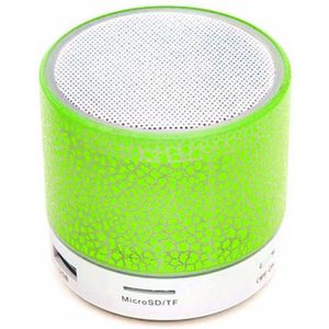 Tf Card Stereo Audio Mini Sound Kolom Kleurrijke Light Luidspreker Bluetooth Speaker Subwoofer Draadloze Crack
