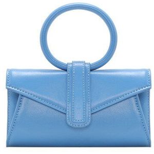 Vrouwen Handtas Flap Lederen Crossbody Tas Schoudertas Envelop Tas Met Ring Handvat Voor Kantoor Dagelijks