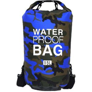 Outdoor Camouflage Waterdichte Draagbare Rafting Duiken Dry Bag Sack Pvc Gecoat 2/15/30L Vouwen Zwemmen Tassen Voor rivier Trekking