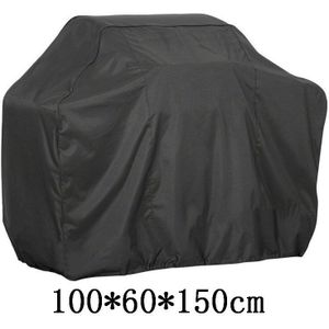 Zwart Waterdichte Bbq Cover Zware Bbq Accessoires Grill Cover Regen Barbacoa Anti Dust Regen Gas Houtskool Elektrische Barbeque