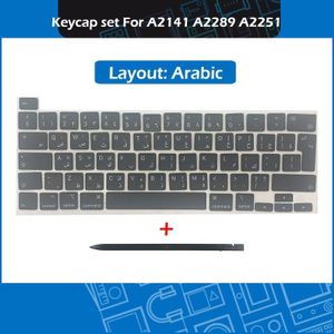 Jaar Laptop A2141 A2289 A2251 Key Cap Set Azerty Voor Macbook Pro Retina 13 "16" Keycaps toetsen Toetsenbord Reparatie