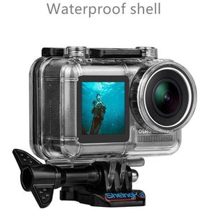 40 M Waterdichte Behuizing Duiken beschermhoes Shell Behuizing Rood/paars duiken filter voor dji osmo action sport camera