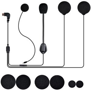 Fodsporst Headset Oortelefoon Met Microfoon Voor FX6 Motorhelm Bluetooth Intercom