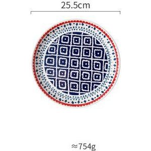 Creatieve Keramische Bestek 4.5 Inch Bowls 7Inch Soepkom Platen Mokken Met Handgreep Japan Stijl Onder Geglazuurd Porselein Retro mok