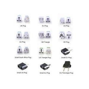 Universal Uk Us Au Eu Ac Power Socket Plug Travel Charger Adapter Converter 2 Platte Pin Voor Reizen Gebruik wereldwijde Universele #1103