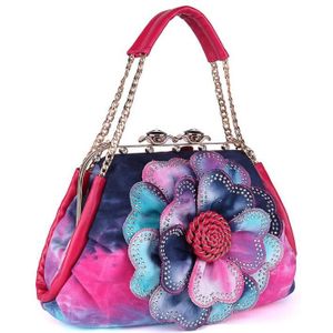 Vrouwen Handtas Kleurrijke Bloem Vrouwen Tote Vrouwen Messenger Bags Dames Schoudertas Bolsas LB867