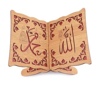 20X30Cm Houten Medium Boekenplank Voor Moslims Islamitische Houten Koran Boekenplank Woondecoratie