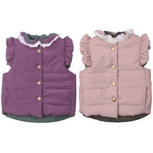 Baby Kleding Winter Kids Baby Meisjes Gilet Vest Jacket Mouwloze Warm Vest Maat 0-4 t
