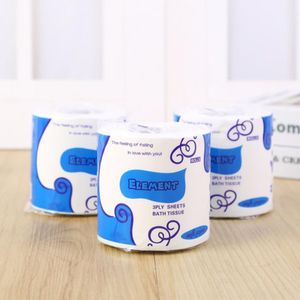 6 Rolls Standaard 3-Ply Toiletpapier Bulk Rollen Bad Tissue Huishouden Badkamer Zachte Papieren Handdoek