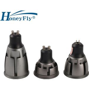 Honeyfly 5Pcs Dimbare Gu10 MR16 Led Cob Lamp 3W/7W 230V 12Vmini Led Lamp 3000K/6000K Spot Light Vervangen Halogeen Lamp