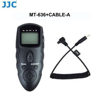 Jjc Meerdere Dslr Met Afstandsbediening Interface En Ir Ontvanger Camera Bedrade Infrarood Timer Afstandsbediening Voor Canon Eos 1D Mark iv