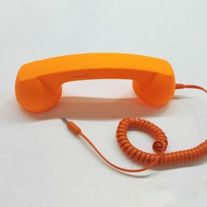 3.5mm Jack Classic Retro Telefoon Handset Mini Mic Speaker Telefoontje Ontvanger voor Iphone Voor Samsung Voor Huawei Voor xiaomi