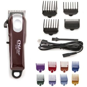 Draadloze Tondeuse Professionele Haar Snijmachine Kapper Baard Trimmer Voor Mannen Usb Oplaadbare Haircutter