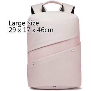 business vrouwen rugzak voor laptop 15.6 inch roze waterdichte vrouwen rugzakken voor reizen anti-diefstal rugzak tas vrouwelijke