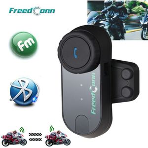 Freedconn T-COMVB Fm Radio Bluetooth Interphone Motorhelm Draadloze Headset Intercom Zachte Harde Hoofdtelefoon