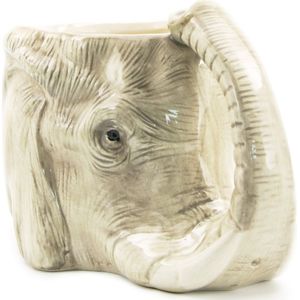 1 Stuk Wildlife Dier Koffie Mok Wilde Olifant Adventure 3D Olifant Mok Creatieve Keramische Olifant Cup Schattige Kantoor Mok