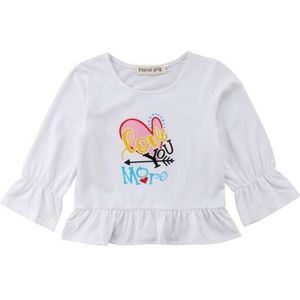 Leuke Baby Kids Peuter Meisje Katoenen Top Met Lange Mouwen Mini Jurk Blouse Herfst Warme Kleding