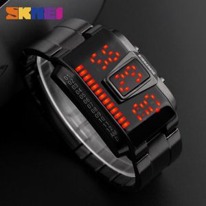Skmei Mode Creatieve Led Sport Horloges Mannen Top Luxe 5ATM Waterdicht Horloge Digitale Horloges Relogio Masculino