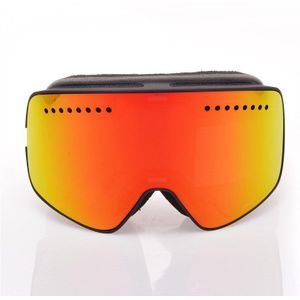 Magnetische Ski Bril Anti-fog Dubbele Lens Uv400 Professionele Ski Bril Brillen Mannen Vrouwen Skiën Snowboard Bril Googles