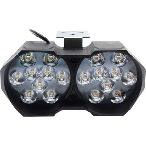 1X Werk Licht 6 9 12 18 Leds High Power 1500LM Moto Motorfiets Koplamp Lamp Scooter Lamp Fog 6000K witte Spots Dc 12V 24V