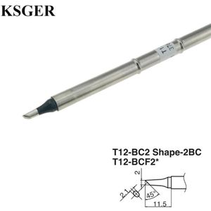 Ksger T12-ILS /K/Ku/JL02/Bl/D16/ D24/BC2 Soldeerbout Tips 70W Hoogwaardige Lassen T12 Solderen Tip