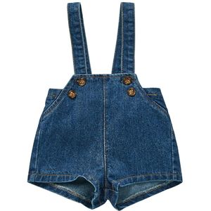 Meisjes Jumpsuit Jeans Herfst Baby Jongens En Meisjes Baby Bandjes Denim Verstelbare Bandjes Jumpsuit Kinderkleding