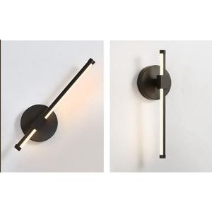 Moderne led wandlamp voor slaapkamer woonkamer studeerkamer Verstelbare home deco wandlampen wit zwart afgewerkt 90-260V