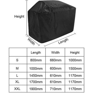 Bbq Cover Home Dust Waterdichte Heavy Duty Charbroil Grill Cover Regen Beschermende Barbecue Cover Ronde Cover 210D Oxford Doek