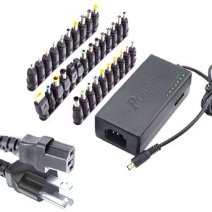 34Pcs Universal Power Adapter 96W 12V Naar 24V Verstelbare Draagbare Oplader Voor Dell Toshiba Hp Asus acer Laptops Us-Plug