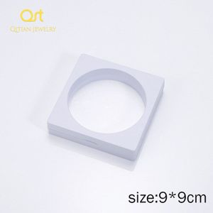Top 2-Kleuren Eenvoudige Vierkante Plastic Transparante Verpakking Sieraden Doos Voor Ring Oorbel Ketting Sieraden Sets