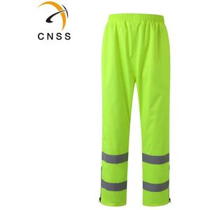 Mannen Sport Reflecterende Ademend Fiets Regenjas Broek Fietsen Wind Regen Broek Waterdicht Winddicht Broek Verkeer