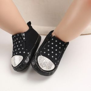 Emmababy Pasgeboren Baby Jongen Meisje Crib Schoenen Soft Sole Sneakers Anti-slip Prewalkers Kinderwagen