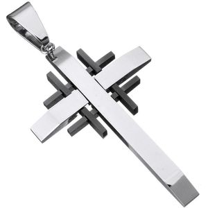 Ketting Mannen Rvs Christelijke Hangers Mode Ketting Cross Sieraden Voor Hals Voor Mannelijke Accessoires