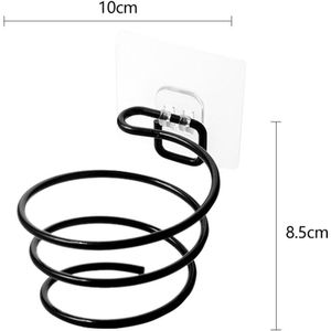 Spiraal Muur Gemonteerde Föhn Holder Rack Organizer Shelf Haardroger Tandenborstelhouder Magazijnstelling Badkamer Plank Acces