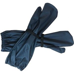 Qian Ondoordringbare Regenjassen Vrouwen/Mannen 100% Waterdichte Fietsen Lange Regen Handschoenen Regen Jas Regenkleding Regenkleding Poncho Accessoires